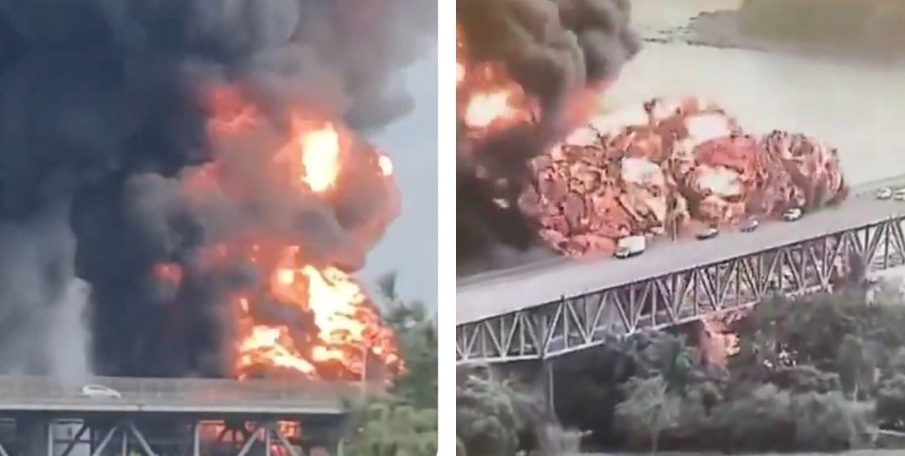 Al menos un muerto y varios heridos tras la explosión de camiones con combustible en Panamá