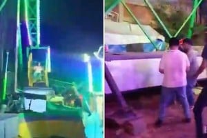 El accidente ocurrió en la Expo Feria de Ometepec y dejó cuatro jóvenes lesionados, según los reportes difundidos tras el hecho.