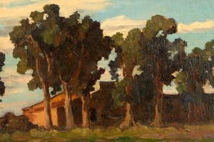 Fragmento de "Árboles" de Pedemonte. Foto: Gentileza The Art Gallery Museum