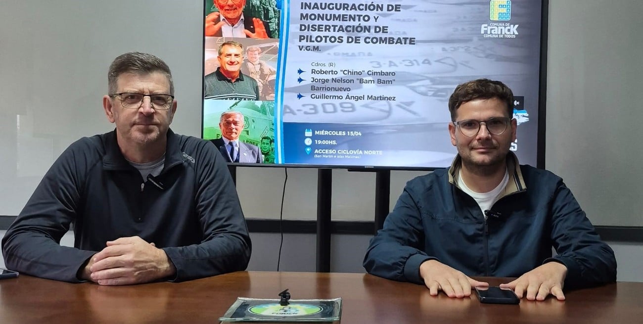 A 44 años de Malvinas, Franck suma un monumento y voces de excombatientes