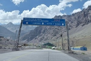 El paso internacional conecta Argentina con Chile