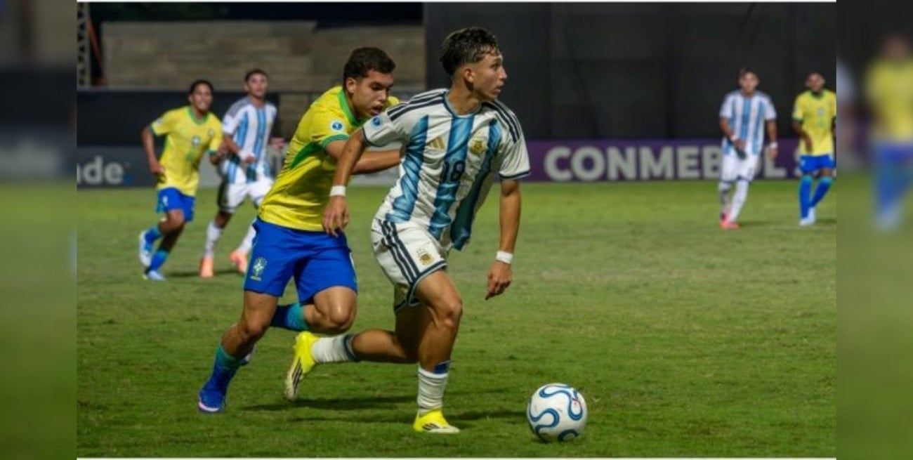 Sub 17: Argentina cayó 3-0 ante Brasil y el clásico juvenil terminó en escándalo
