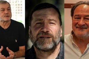 Néstor Fenoglio, Alejandro Cesario y César Bisso. 