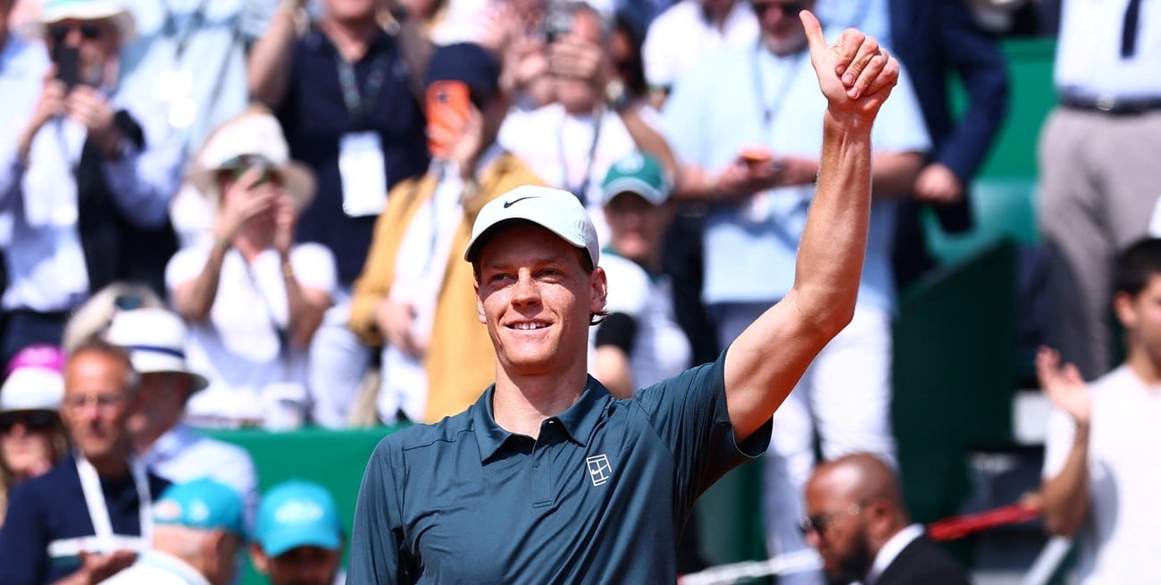 Sinner aplastó a Zverev y va por todo en Montecarlo: final y número 1 del ranking