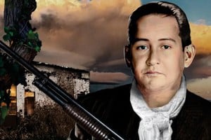 Imagen aggiornada y visualmente potenciada de Segundo David Peralta, el popular Mate Cosido. El bandido rural tucumano que dejó algunas "enseñanzas" o "consejos" que bien podrían aprender los políticos de turno en la actuaslidad.