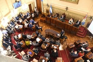 La Fiscal General Vranicich presenté el informe de gestión 2025 ante el Senado. Foto: Guillermo Di Salvatore