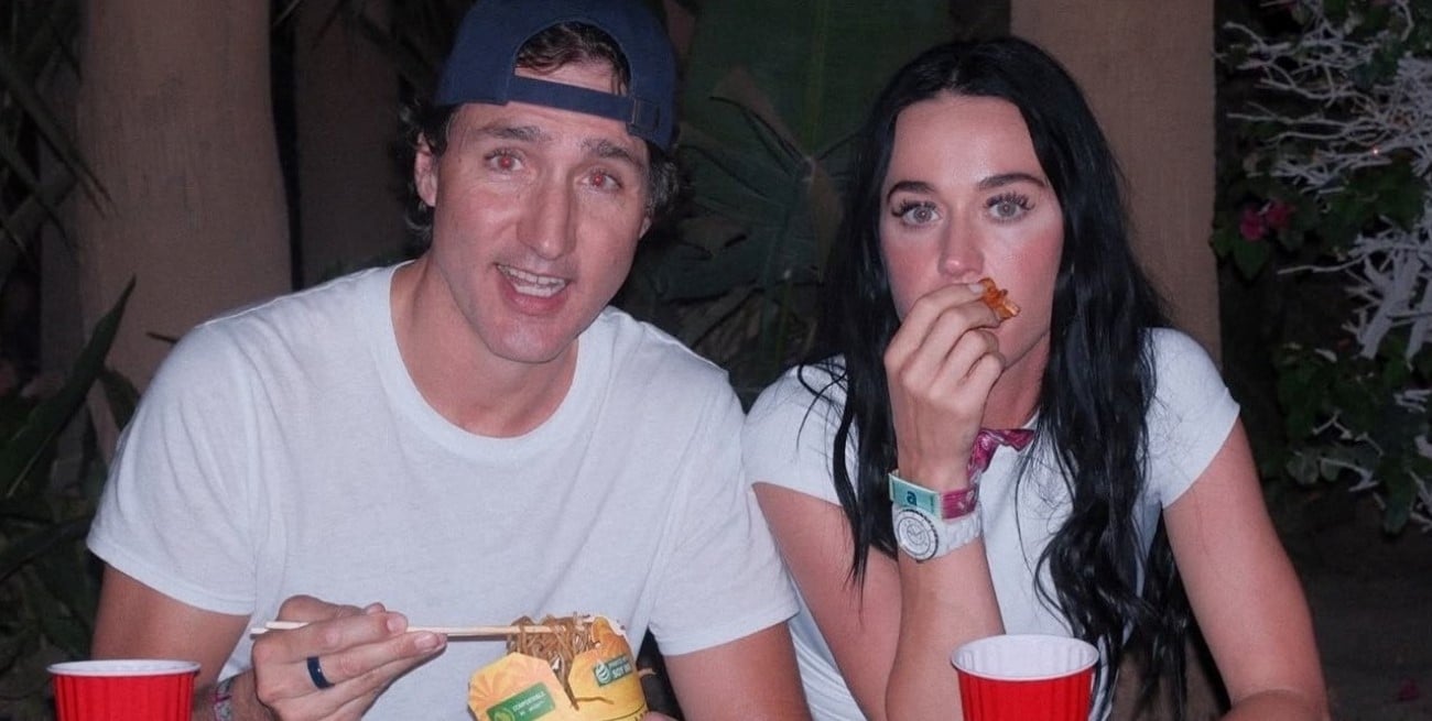 Sorpresa en Coachella: Katy Perry apareció junto a Justin Trudeau