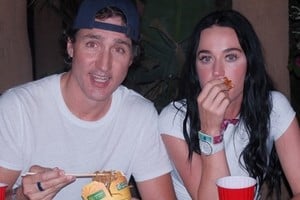 Justin Trudeau y Katy Perry  juntos