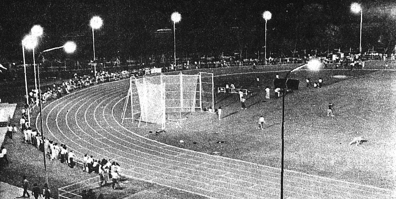 El legado de los Juegos Deportivos Cruz del Sur: la inauguración de la pista del CARD, única en el país