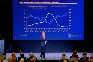 El ministro de Economía adelantó en Rosario que será más alta de lo previsto la inflación de marzo que publicará este martes el INDEC.