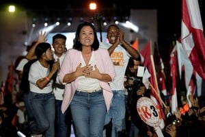 Keiko Fujimori, primera asegurada en el balotaje peruano. Crédito: REUTERS/Angela Ponce