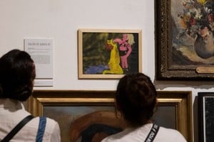 Detenerse a mirar una obra, un reto de este tiempo. Foto: Archivo El Litoral