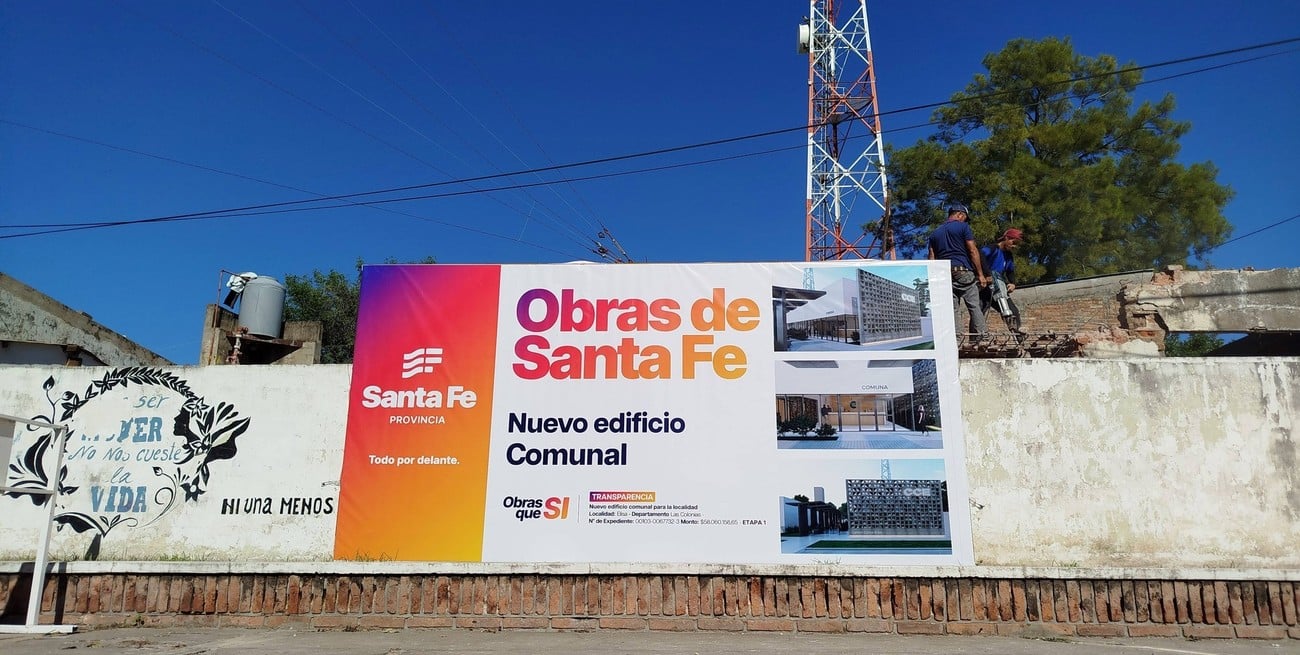 Elisa: comenzó la construcción de su nuevo Centro Cívico