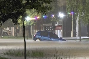 La cabecera del departamento General Obligado fue la más afectada por la lluvia