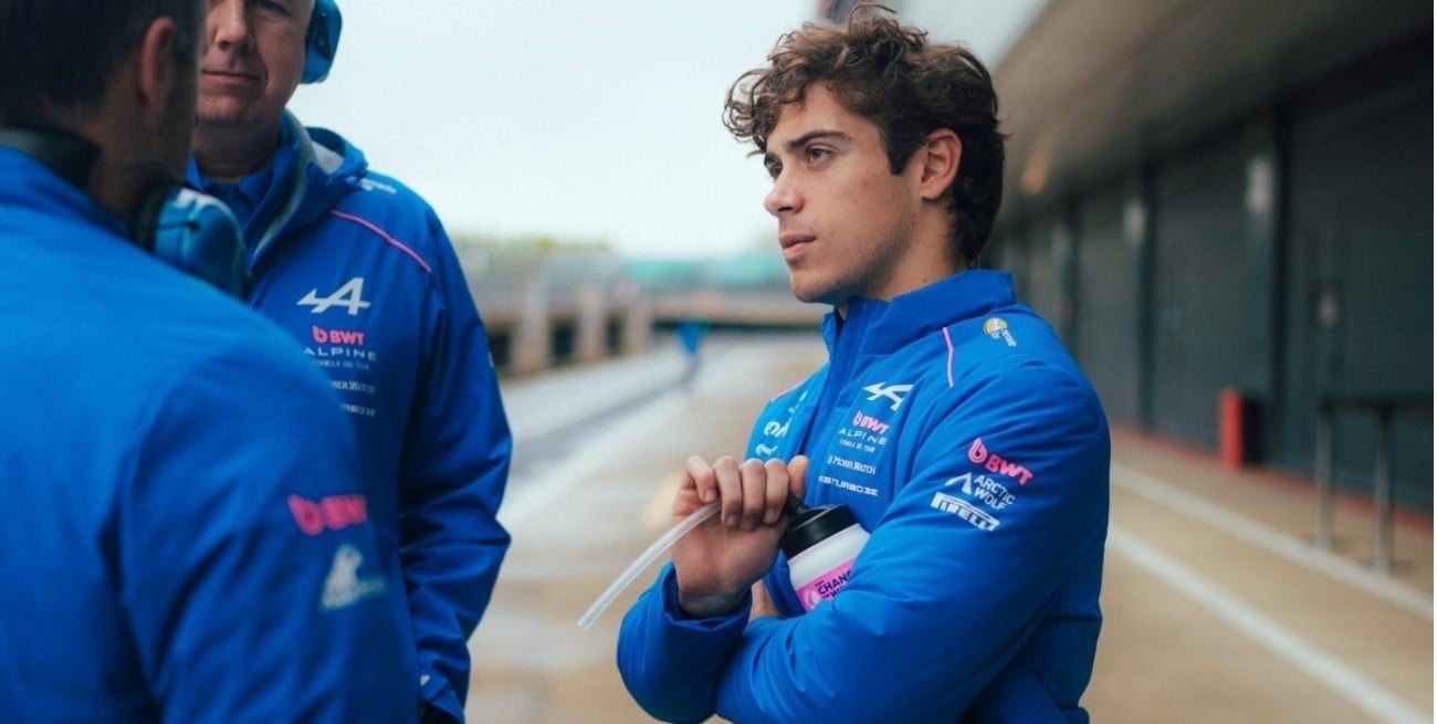 Colapinto suma kilómetros con Alpine en Silverstone