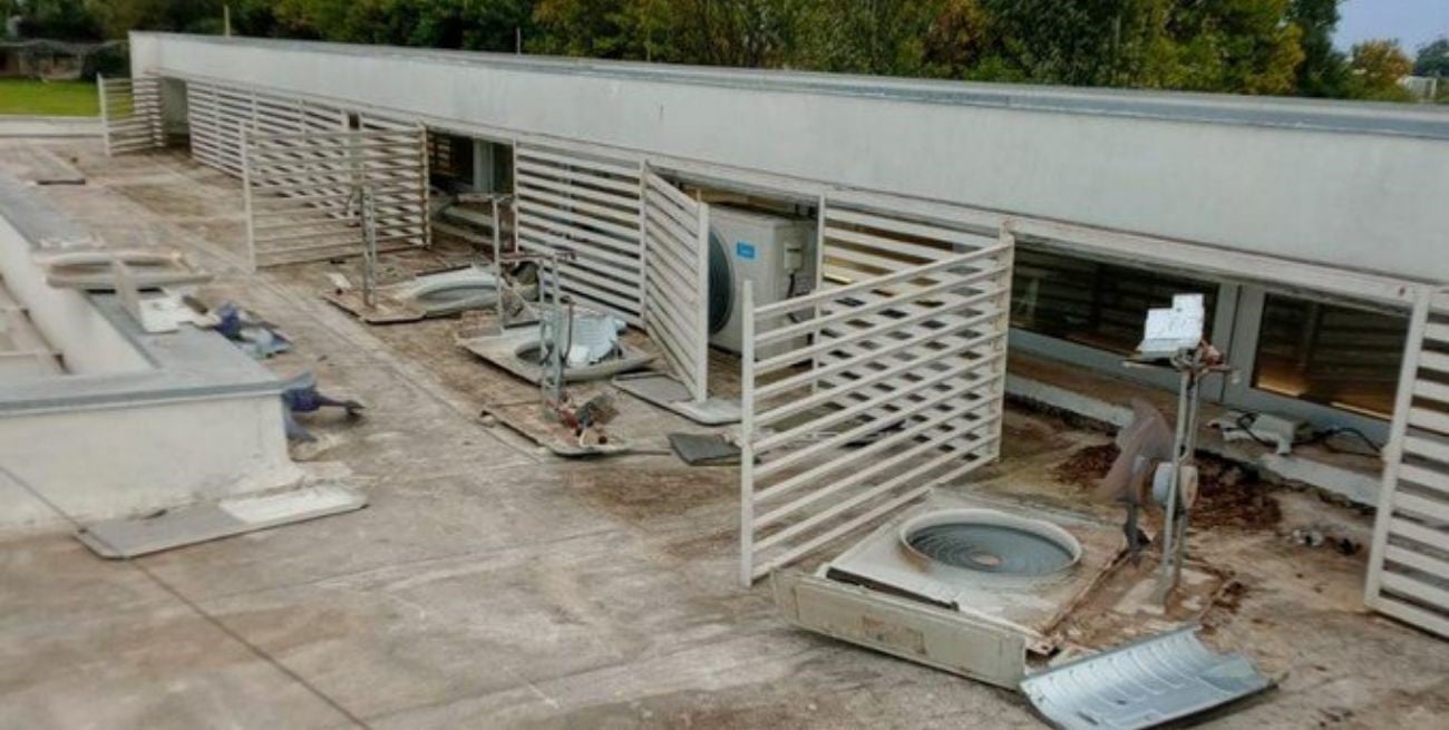 Robo en el Centro de Salud Nueva Pompeya: desmantelan equipos de aire acondicionado