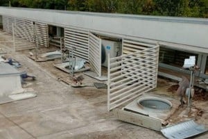 Los destrozos de los equipos de tras el accionar de los delincuentes. Foto: Gentileza