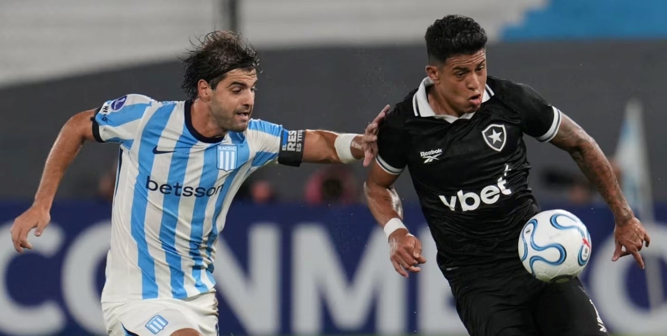 Racing lo empató, pero Botafogo se lo ganó en la última y lo dejó golpeado
