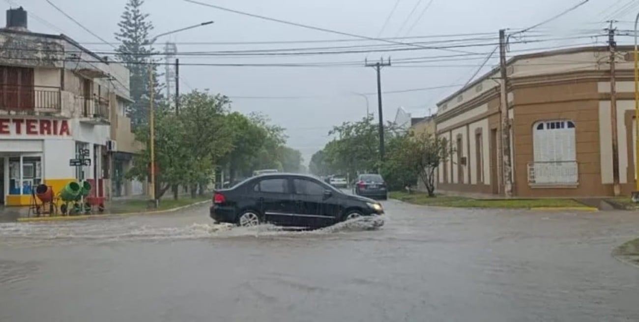 Las imágenes del norte santafesino afectado por un fuerte temporal