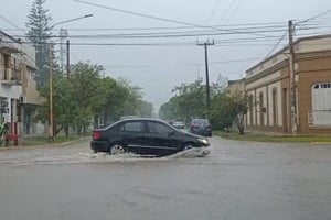 Vera tenía agua en las calles.