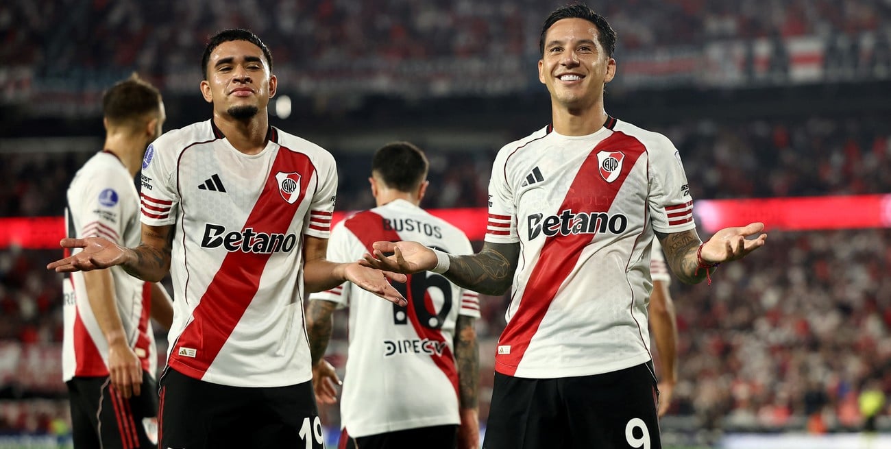 River le ganó a Carabobo por 1-0 y lidera el grupo H