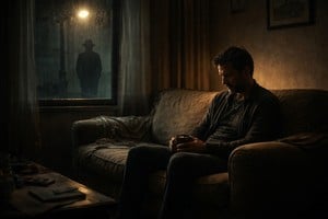 "Agustino se quedó quieto. El sillón crujió apenas, como si aprobara el silencio.Y ahí, por primera vez en años, se permitió llorar sin razón concreta. No por ella. No por él. Por algo más profundo: por lo que nunca supieron ser juntos. Al otro lado de la ventana, en la noche callada, una figura apenas perceptible lo observaba".