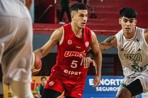 Martín Cabrera, con 17, fue el goleador tatengue ante Ferro. Foto: Prensa Unión.