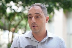 El secretario de Recursos Hídricos del Ministerio de Obras Públicas, Nicolás Mijich