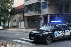 Rosario: investigan presunto femicidio y posterior suicidio. Foto: Marcelo Manera.