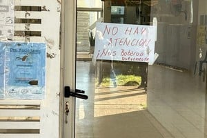 Debido al nuevo robo el Centro quedó sin atención al público. Foto: Gentileza