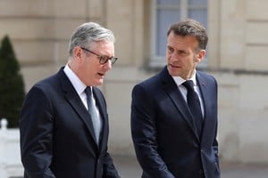 Starmer y Macron encabezan una cumbre mundial. Crédito: Reuters.