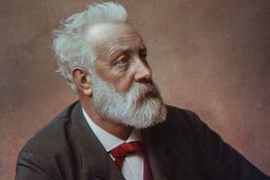 Julio Verne (1828-1905), escritor, dramaturgo y poeta nacido en Francia, célebre por sus novelas de aventuras.