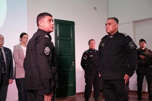 La ceremonia fue encabezada por el secretario de Seguridad, Omar Pereira