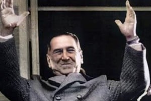 Juan Domingo Perón y el balcón. Muchas de las frases y gestos del General aún mantienen su vigencia.