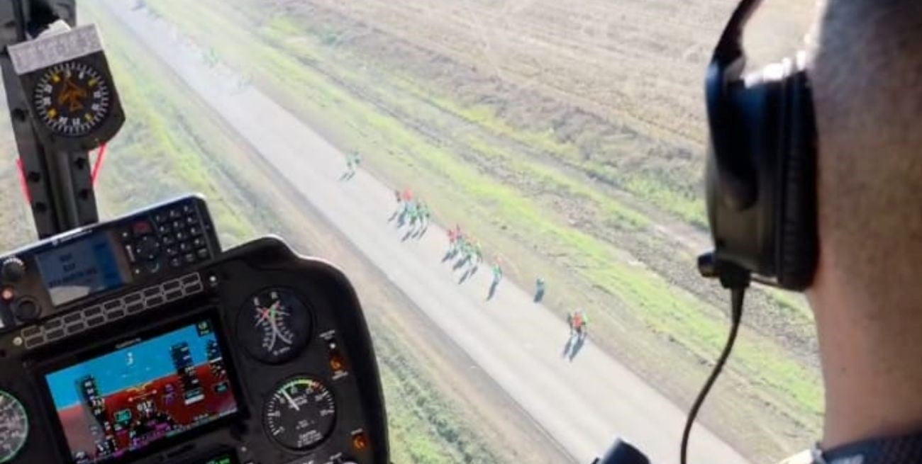 Operativos aéreos en Santa Fe con el Subjefe de Policía a la cabeza