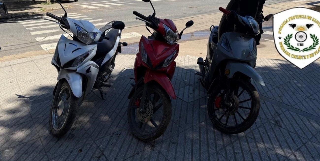 Un rastreo satelital permitió recuperar tres motos robadas en la Villa Oculta de Santa Fe 