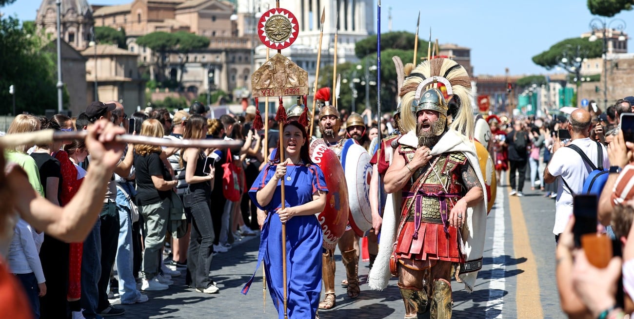 Roma cumple 2.779 años: la "Ciudad Eterna" celebra su fundación entre legiones y gladiadores