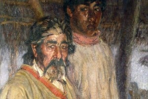 Fragmento de "Don Anacleto" de 1926. Foto: Museo Nacional de Bellas Artes