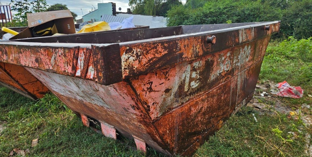 Detuvieron a un hombre acusado de robar contenedores