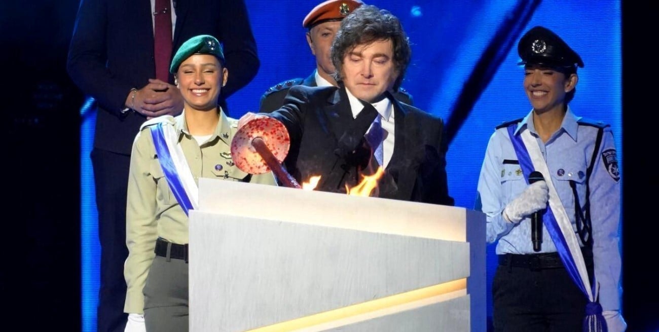 Javier Milei participó del acto por el Día de la Independencia de Israel