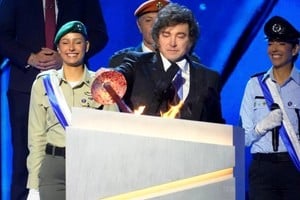 Javier Milei participó de actos protocolares en Israel.