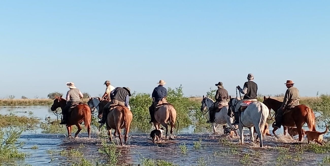 Villa Minetti bajo agua: evacuaciones, anegamientos y rescates de animales
