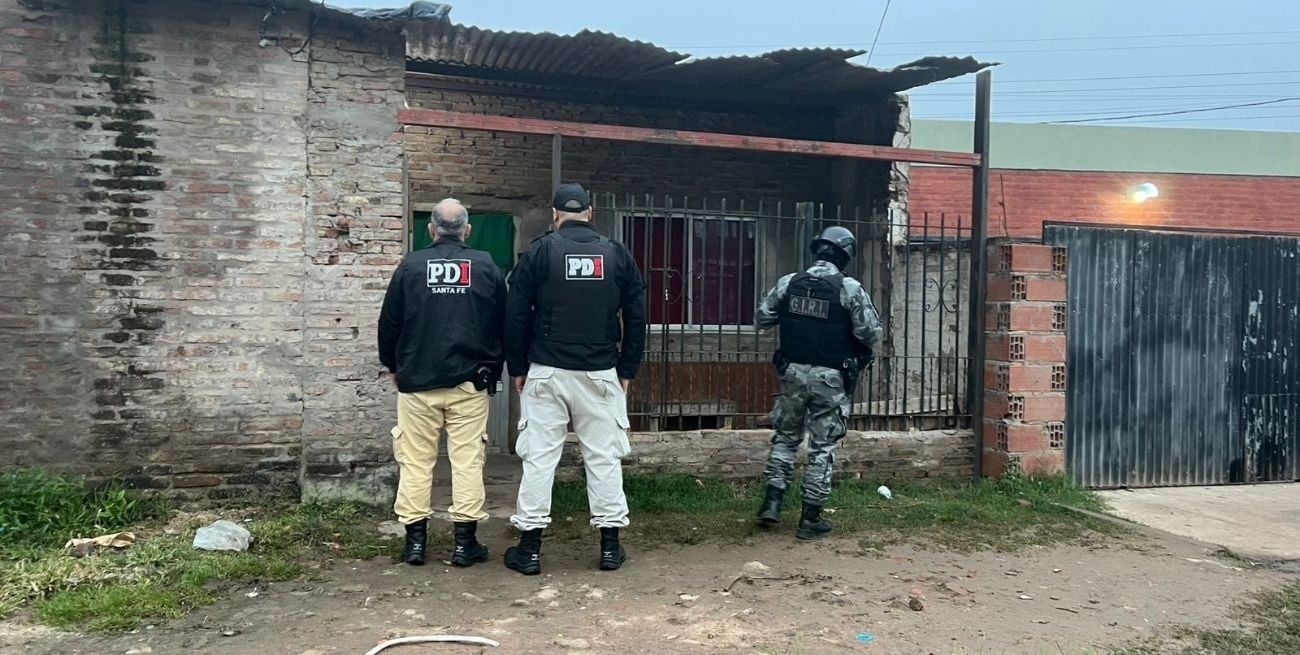 Megaoperativo en Santa Fe: 33 allanamientos, armas, drogas y detenidos