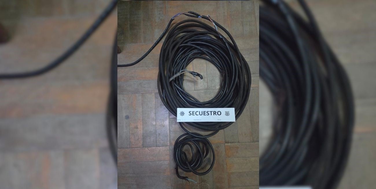 En barrio Coronel Dorrego: intentaban robar cables y terminaron aprehendidos