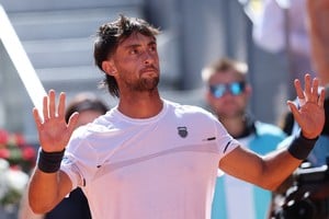 Thiago Tirante superó a Roberto Bautista Agut en sets corridos y avanzó en Madrid. Foto: Reuters