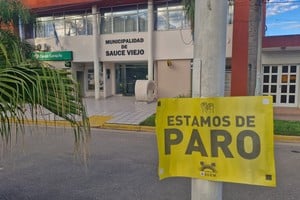 Paro de 72 horas dispuesto por la Asociación Sindical de Obreros y Empleados Municipales (ASOEM) en la localidad de Sauce Viejo.