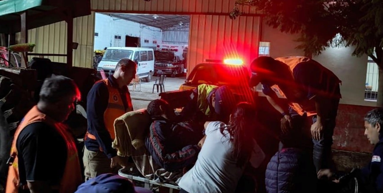 Emergencia en el norte santafesino: exitoso rescate sanitario en zona rural de Villa Minetti