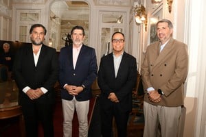 Paillet, Macho, Gutiérrez Esquivel y Durando. Foto: Manuel Fabatía