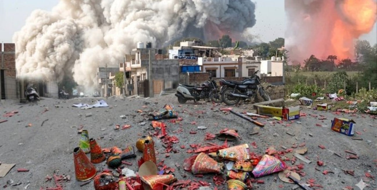 Explosión en una fábrica de fuegos artificiales en India: al menos 13 muertos y más de 40 heridos