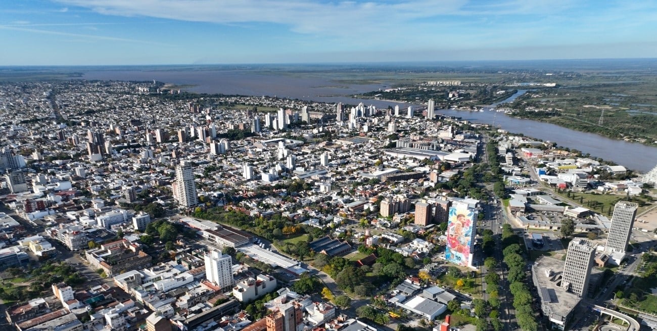 Jueves sin lluvias y con cielo parcialmente nublado en la ciudad de Santa Fe